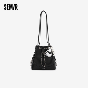 森马包包水桶包女熊猫系列2024新款 单肩包多用手提包 双肩包时尚