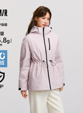 森马中国国家地理系列羽绒服女