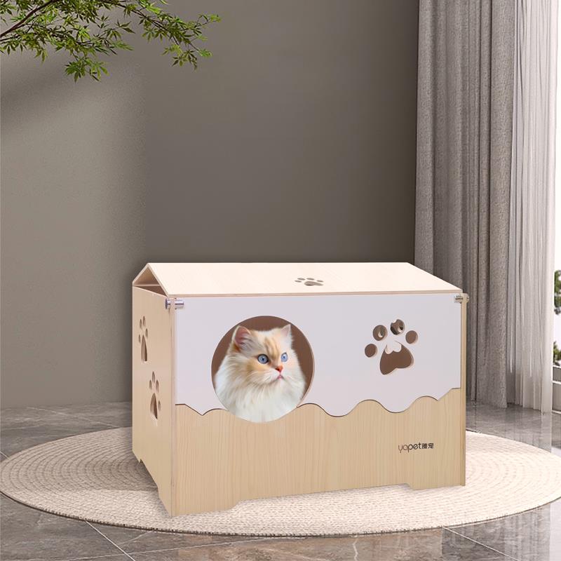 高档猫窝实木怀猫产房宠物产猫产箱孕猫床生猫用孕期猫孕繁窝育猫