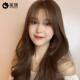 高档英琪假发女发仿真大波浪长长卷发空气刘海自然真人发丝全夏套