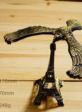 高档创图意悬浮平衡鹰重力摆件反重力铁塔鸟大宏展工艺品办公桌装