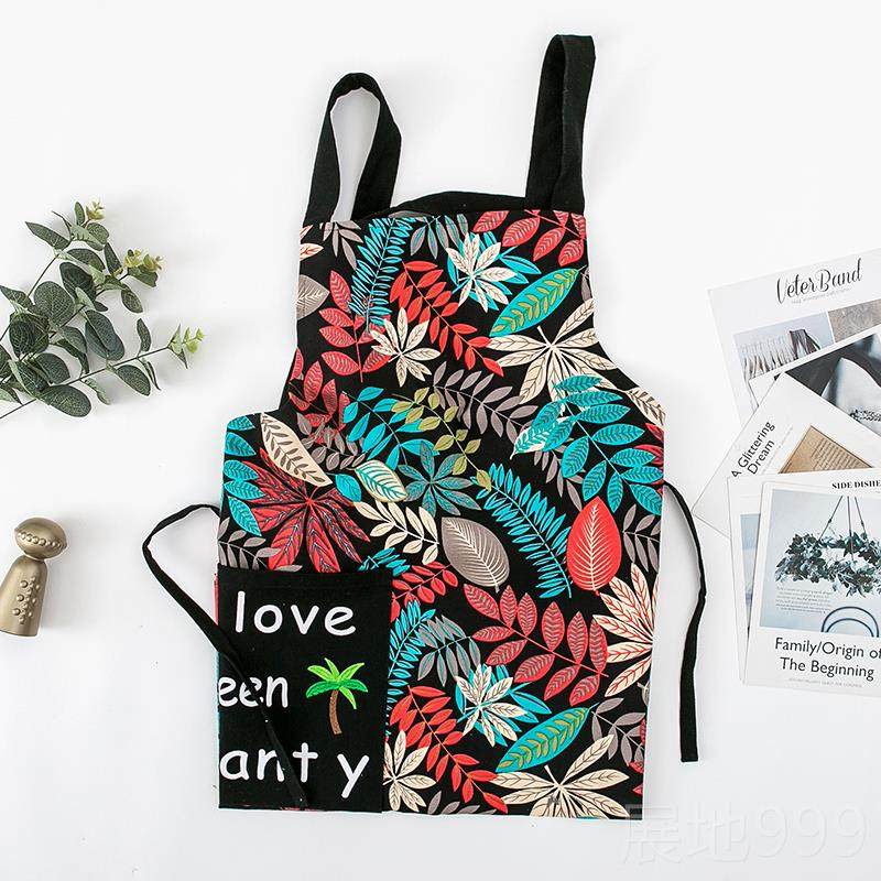 高档围裙用新厨房防做饭纯棉围裙罩家衣画画款污防油厨师男女工作,家庭/个人清洁工具,围裙,淘宝优惠券,粉丝福利购,淘宝优惠卷