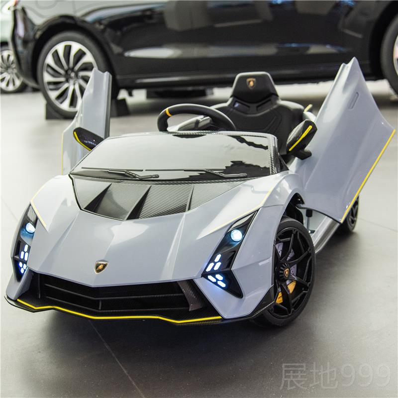 高档兰博基尼童电动遥可车四轮4驱带控跑车男女小孩宝宝坐人儿玩