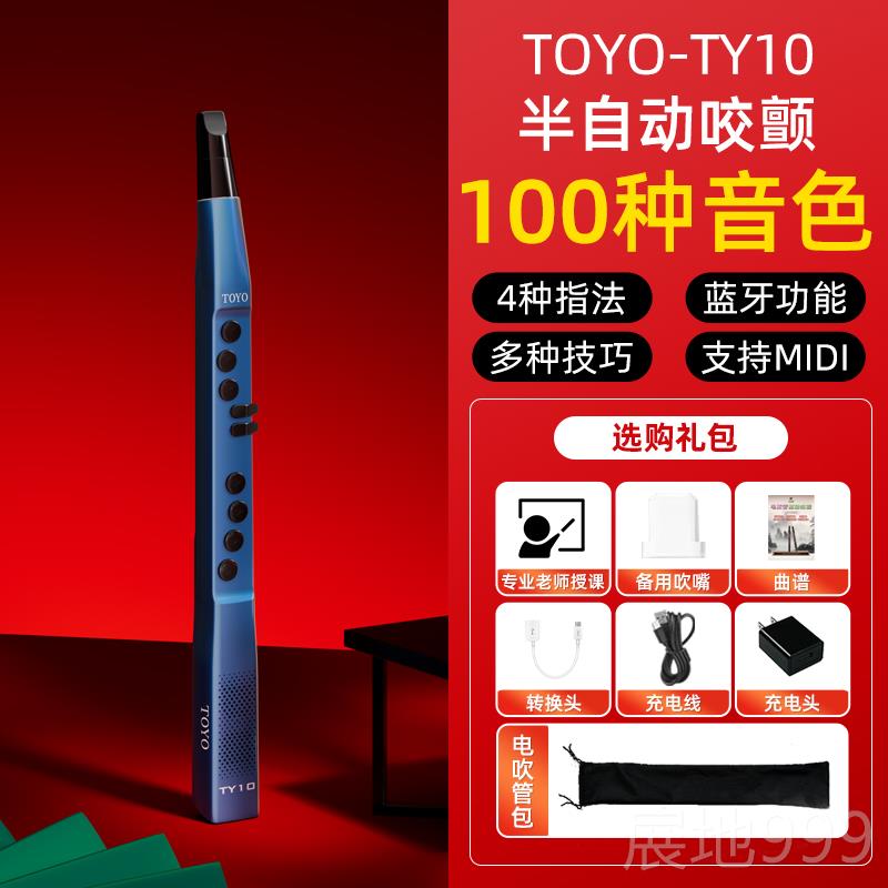 高档TOYO TY10电吹芦管人中老年新款吹奏二胡笛子萨克葫丝斯大全