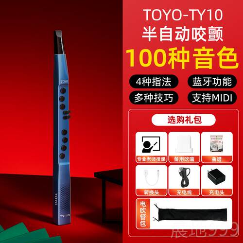 高档TOYO TY10电吹芦管人中老年新款吹奏二胡笛子萨克葫丝斯大全