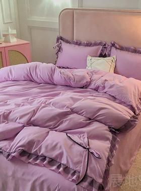 高档nis简约笠灰色时尚潮流上用品床四件套男女寝室床单被套床三