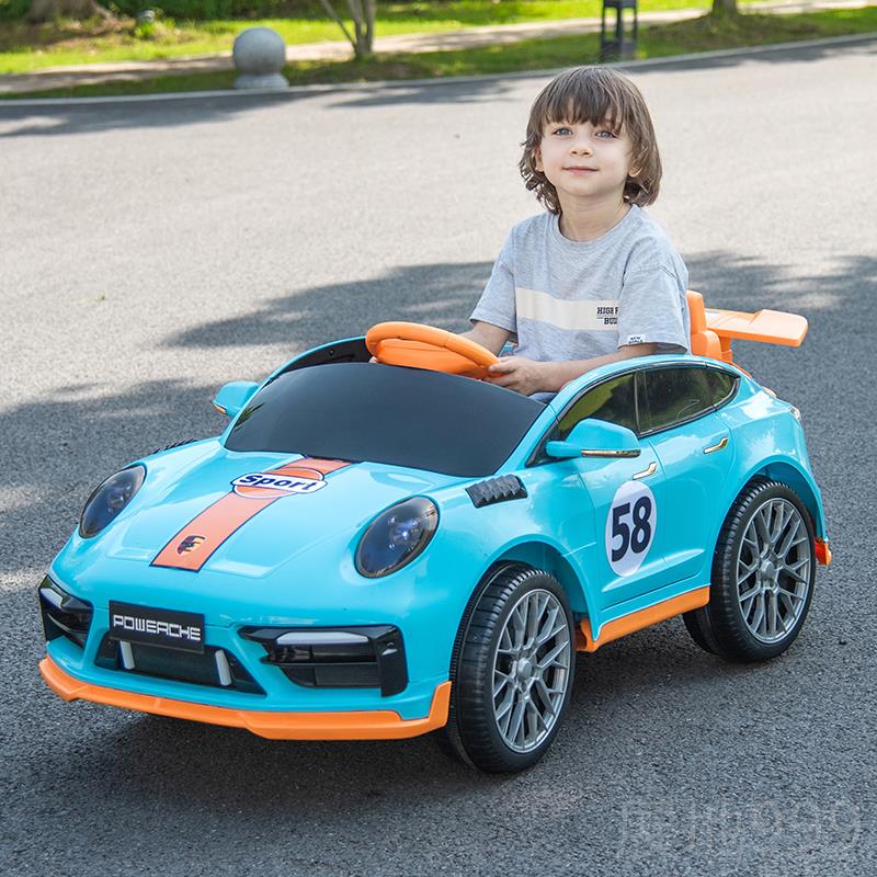 高档儿童电动汽车四轮越宝野男孩宝1-5岁遥控充电玩具车女可3坐人