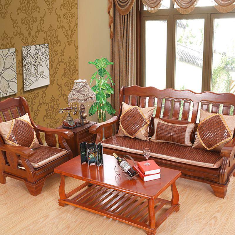 高档夏季实木红木三沙垫天冰藤凉夏发席竹垫麻将防滑人座凉垫海绵,居家布艺,沙发垫,淘宝优惠券,粉丝福利购,淘宝优惠卷