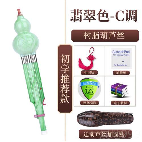 高档九孔芦高丝降b调级葫紫竹调小学生初学者演奏型专业民族乐c器