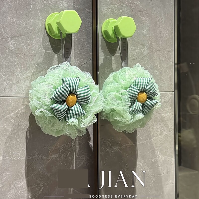 洗澡浴球ins女生家用泡澡柔软亲肤大号沐浴花不散学生搓澡起泡网