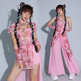 年会中国风开场舞表演套装 女团古典舞跳舞衣服2025新款 演出服装