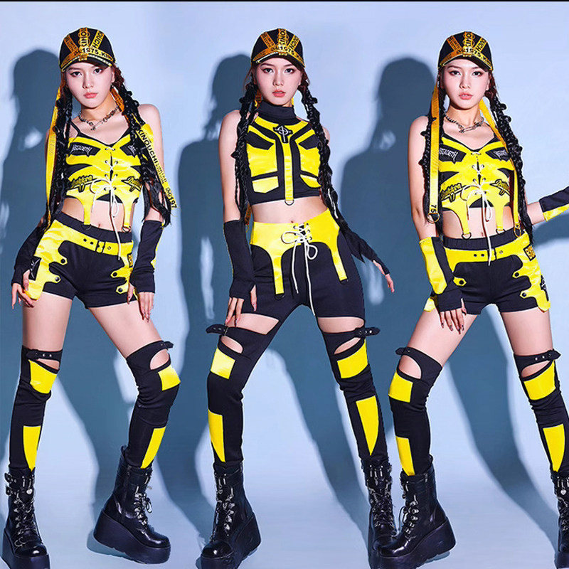 夜店DJ女领舞服酒吧GOGO跳舞衣服DS演出服装五一赛车女郎表演套装