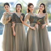 伴娘服2026新款 女姐妹团婚气质礼服小个子高级感小众显瘦伴娘裙装
