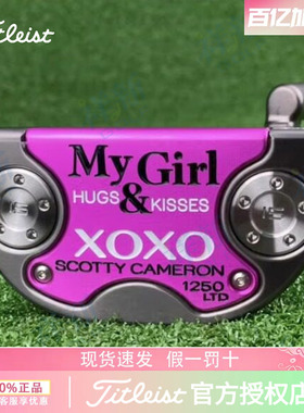Titleist泰特利斯高尔夫推杆卡梅隆my girl推杆半圆推杆 粉色XOXO