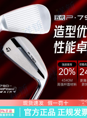 TaylorMade泰勒梅高尔夫球杆男士五代P790远距锻造铁杆组