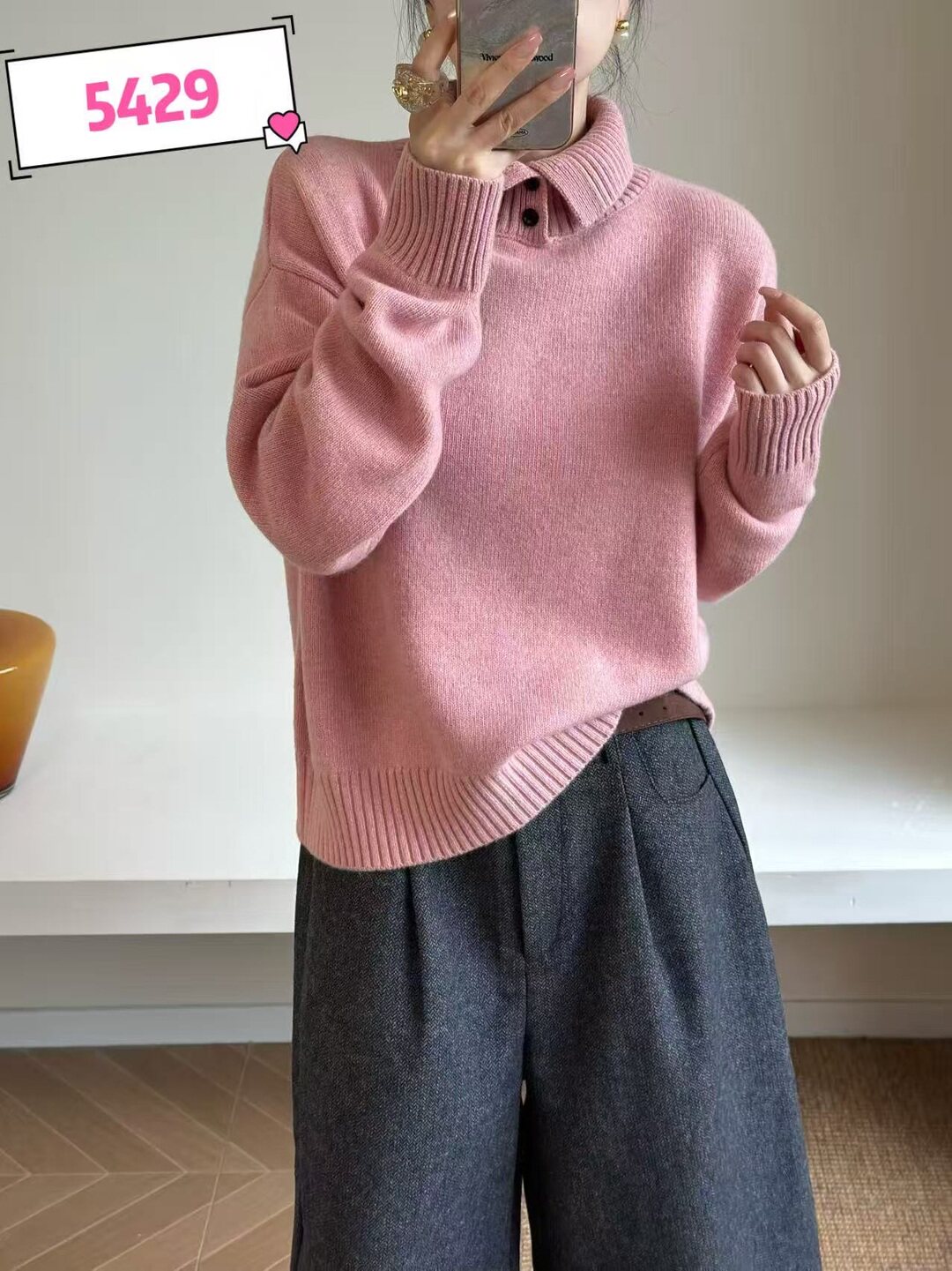 特价清仓加厚纯羊毛2025新款秋冬女款高领毛衣宽松oversize大版