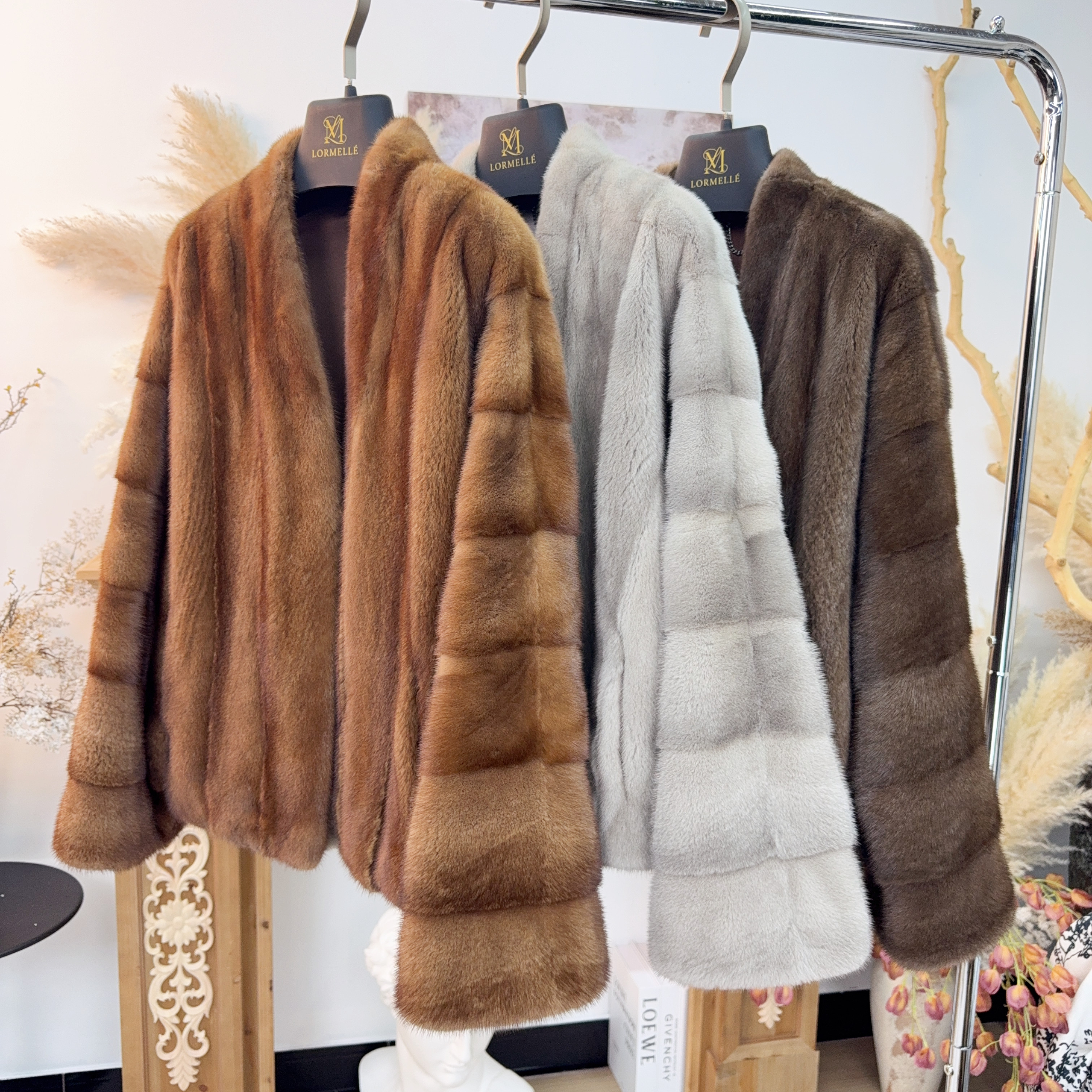 珞媄“冬日骄阳”进口水貂皮短款女外套高级感天鹅绒9276,女装/女士精品,皮草,淘宝优惠券,粉丝福利购,淘宝优惠卷