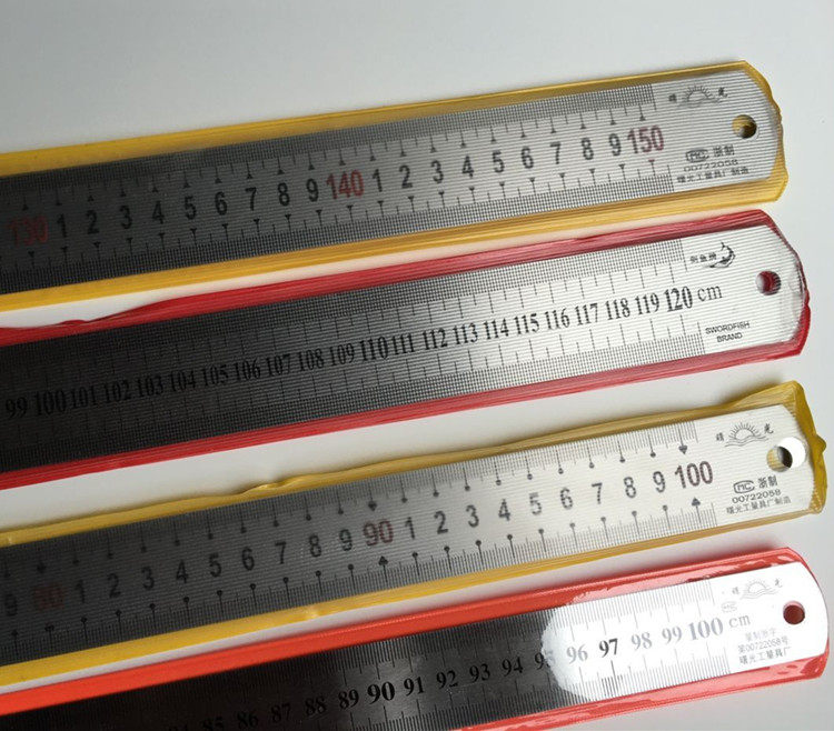 塑料直尺子加宽1/1.2米钢尺打格