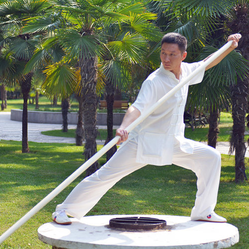 白蜡杆武术棍 少林棍长棍 木棍藤棍子 白腊杆武术器材 送十套资料