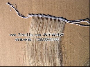 马尾枪缨  高档红缨枪/六合大枪专用 加长型45厘米左右(白色)