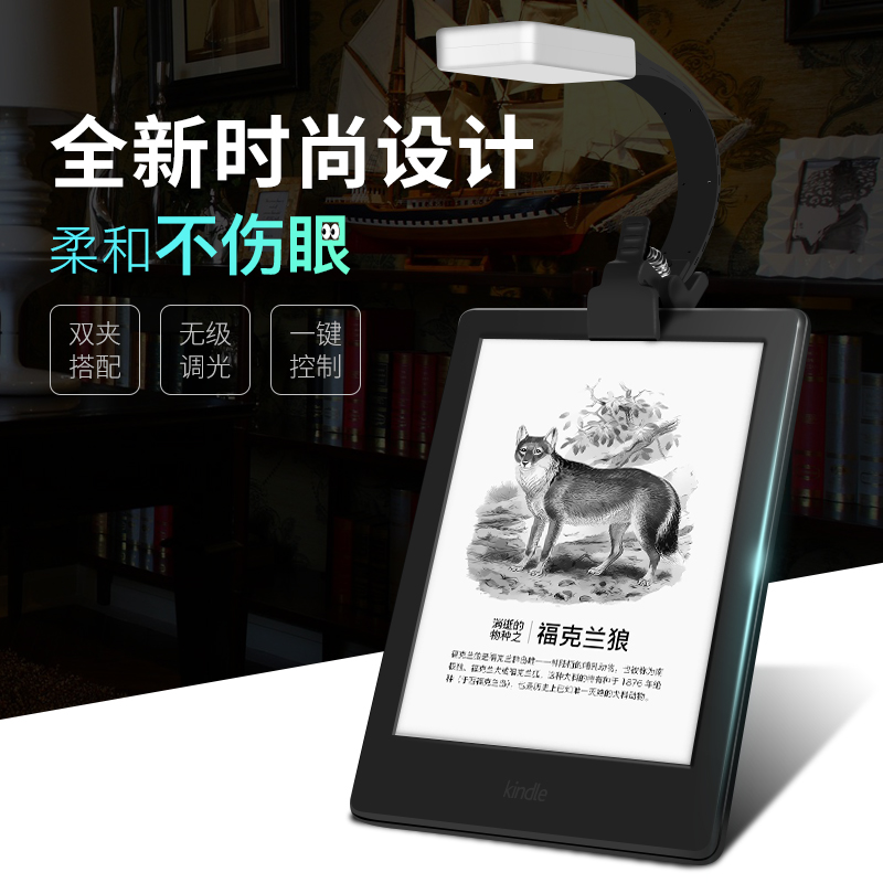KindleÔĶÁµÆ558/658ÈëÃÅ¿îµçÖ½ÊéͨÓÃÒ¹¶Á»¤ÑÛµÆUSB³äµç¿´Ê鵯ÎÞÆµÉÁ/À¶¹â/ºìÍâÎÞ¼¶µ÷¹âÈýÉ«µÆ¹â¶ÁÊ鵯