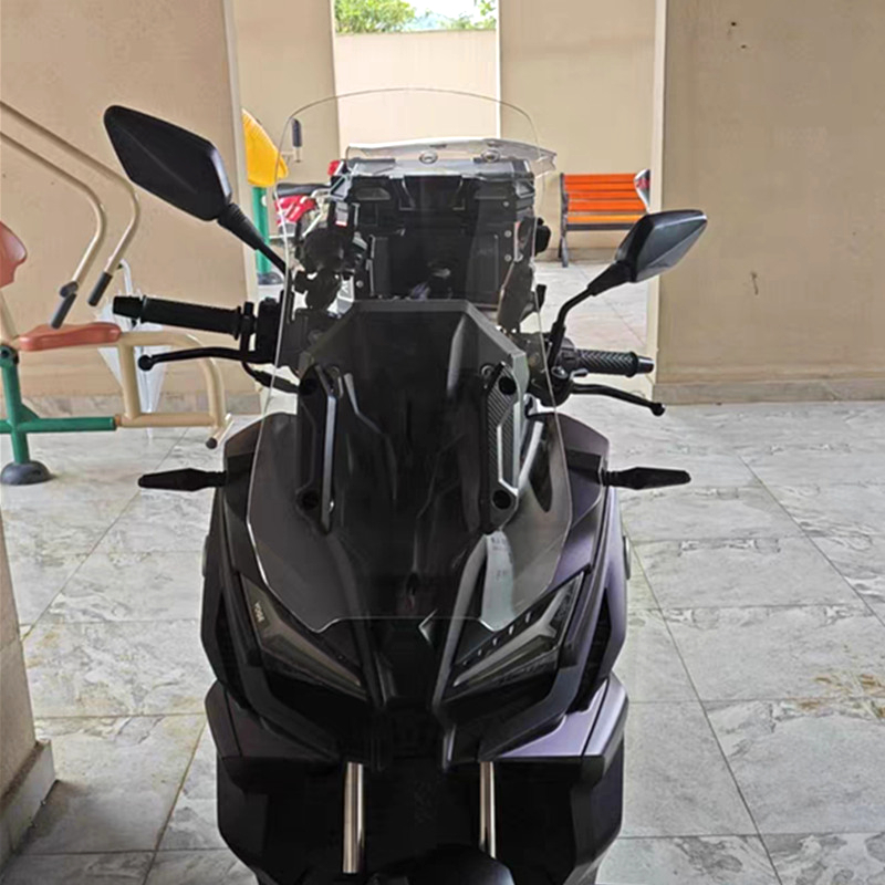 适用于无极SR150S改装挡风玻璃加高风挡无极150挡风板配件加宽