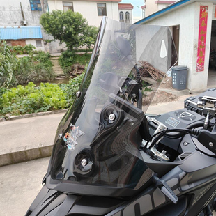 适用于黑武士无极DS525X风挡加高加宽前挡风525DSX挡风改装挡风板