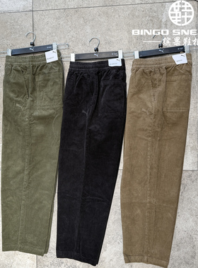 缤果鞋柜彪马Puma男子秋季复古宽松直筒工装灯芯绒休闲长裤636318