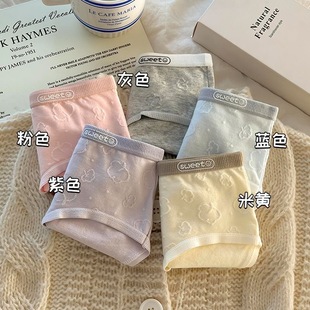 5条女士内裤5A抗菌纯棉婴儿棉中腰柔软透气亲肤2025新款三角裤头