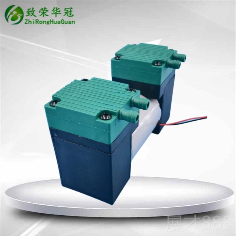 正品双头泵直流真空打泵小型膜吸气泵音泵吸静气隔泵抽气泵微型真