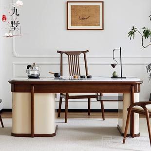 正品 禅意茶台木茶桌端椅组合实家用现代简高办公室功夫泡茶 新中式