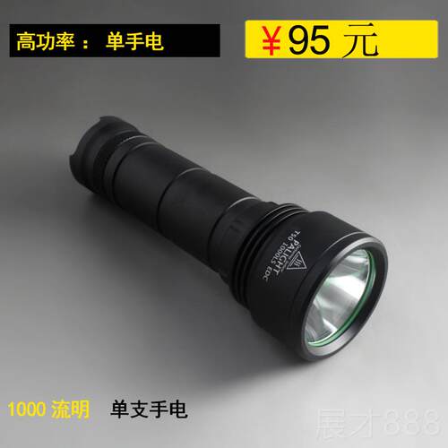 正品霸光PALIGHT迷强可充电 锂电池射led你户外光 家用26远650手