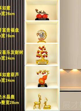 正品现代轻酒柜装饰品摆件高档厅家居奢餐边电视柜入户玄关乔迁新