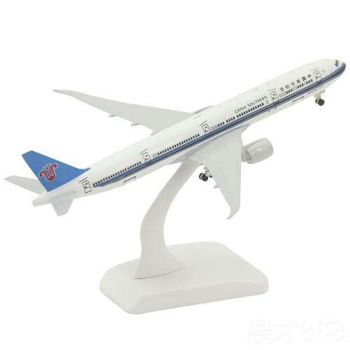 正品合客机飞机模型波音B77国7法航787日1航空客金A350东航航带轮