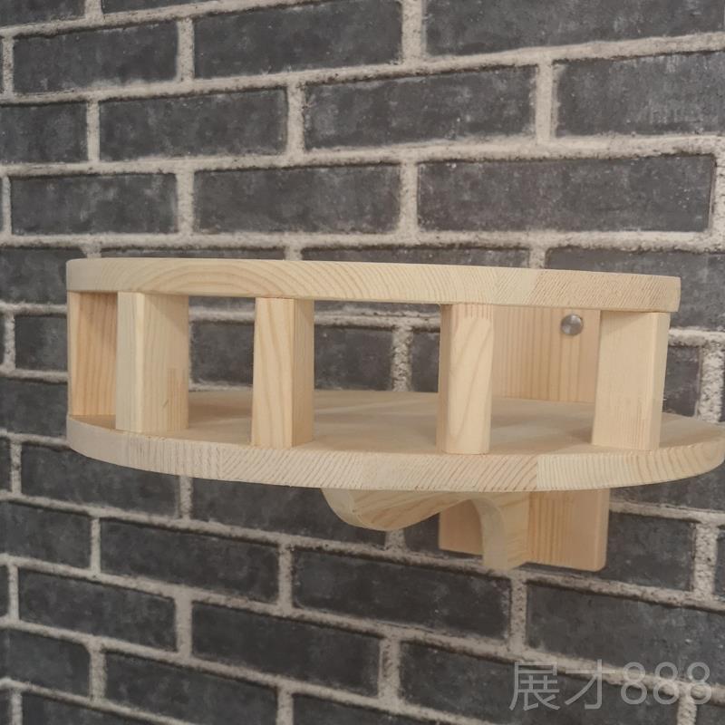 正品墙挂式猫壁窝实木猫架爬木质猫跳台猫猫墙墙壁式挂式围栏组合