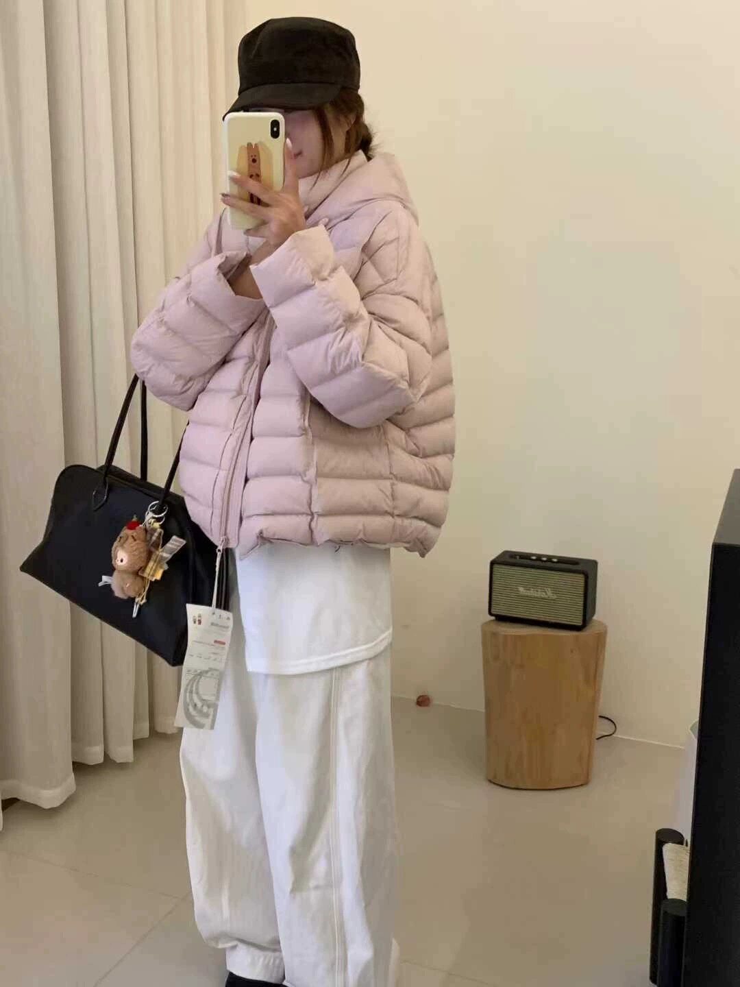轻薄羽绒服女款白色2025新款冬季短款超好看今年流行爆款宽松外套