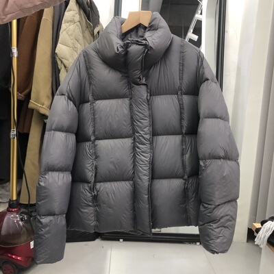 爆款羽绒服女轻薄时尚洋气2025短款小个子显瘦保暖高级感灰色外套
