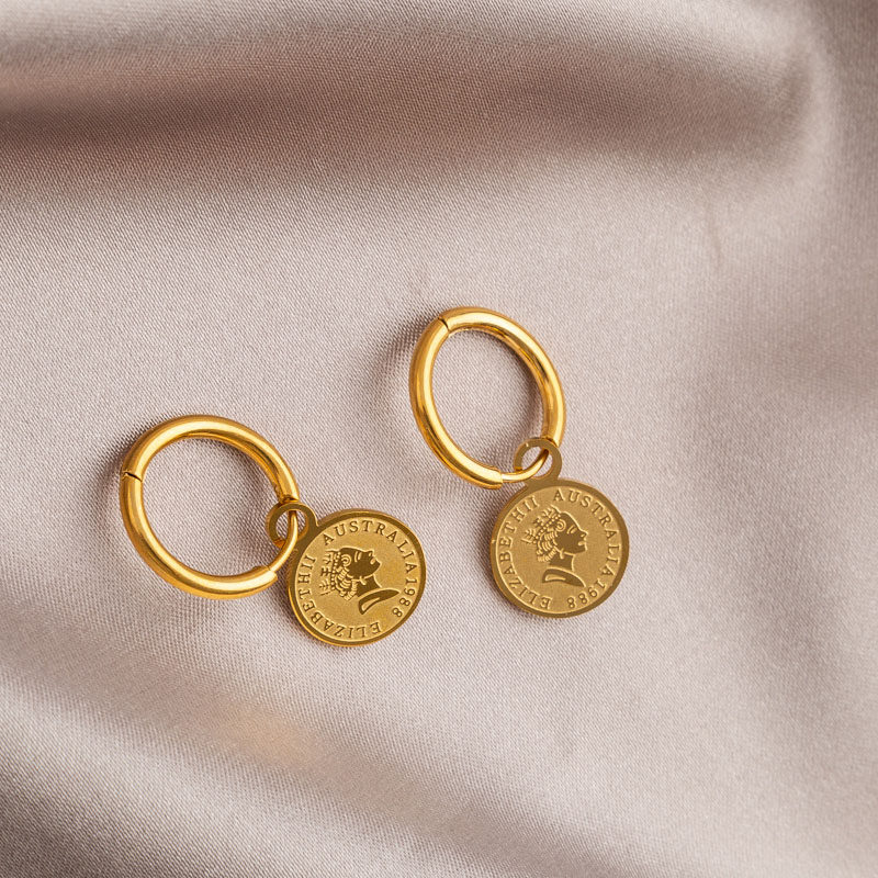 欧美小众设计人像复古钛钢耳环女高级感气质耳钉2024年新款潮耳饰,饰品/流行首饰/时尚饰品新,耳环,淘宝优惠券,粉丝福利购,淘宝优惠卷