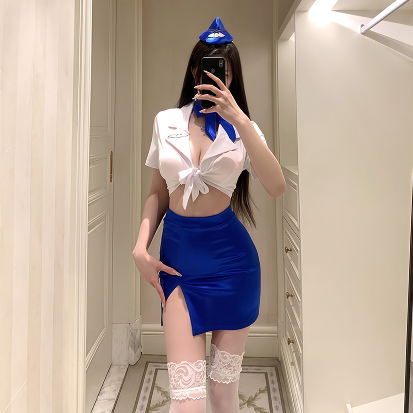 性感机长空姐制服套装角色扮演服装女纯欲内衣情趣变装cos禁欲系
