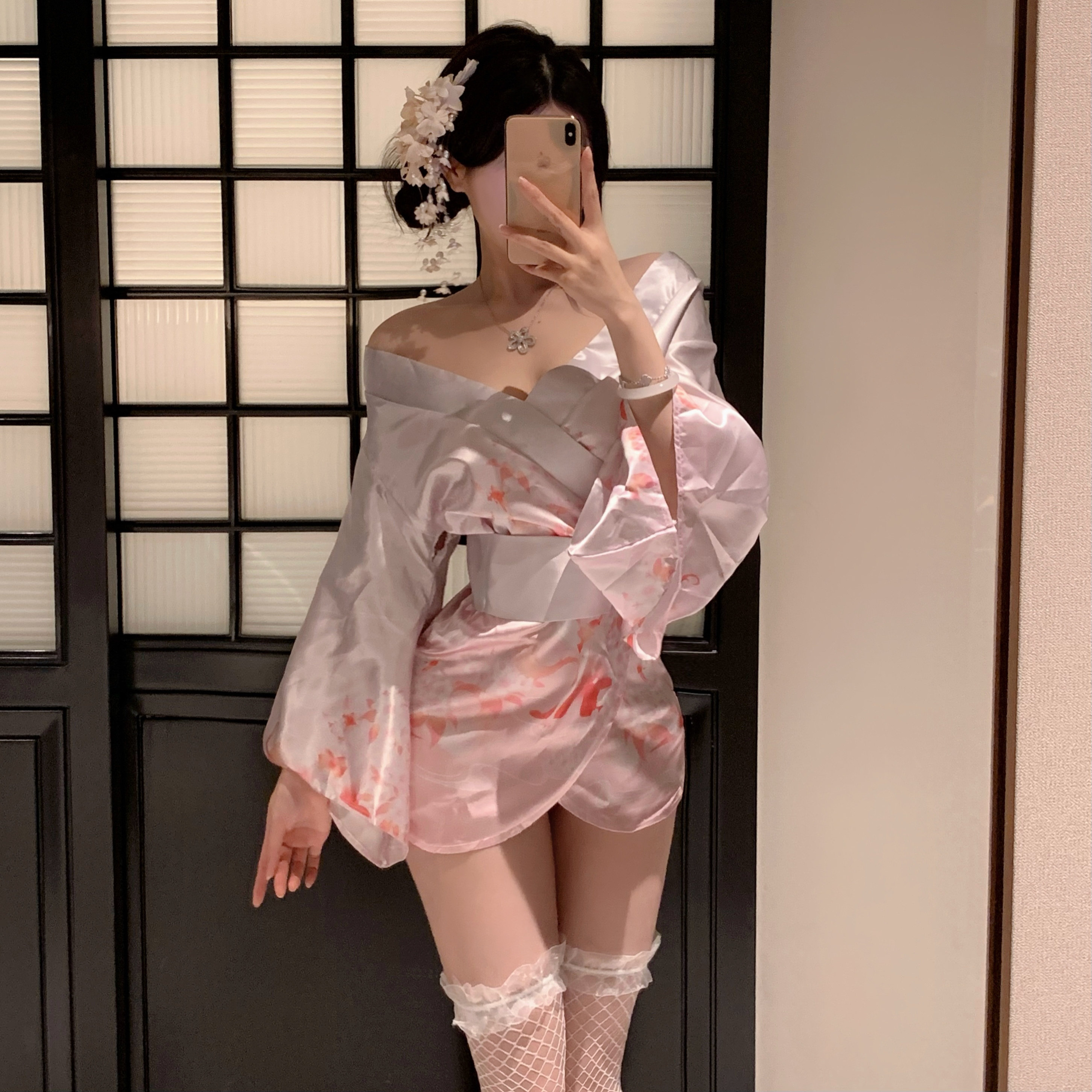 情趣诱惑日系和服制服纯欲肚兜性感睡衣情侣趣味内衣禁欲系qqny