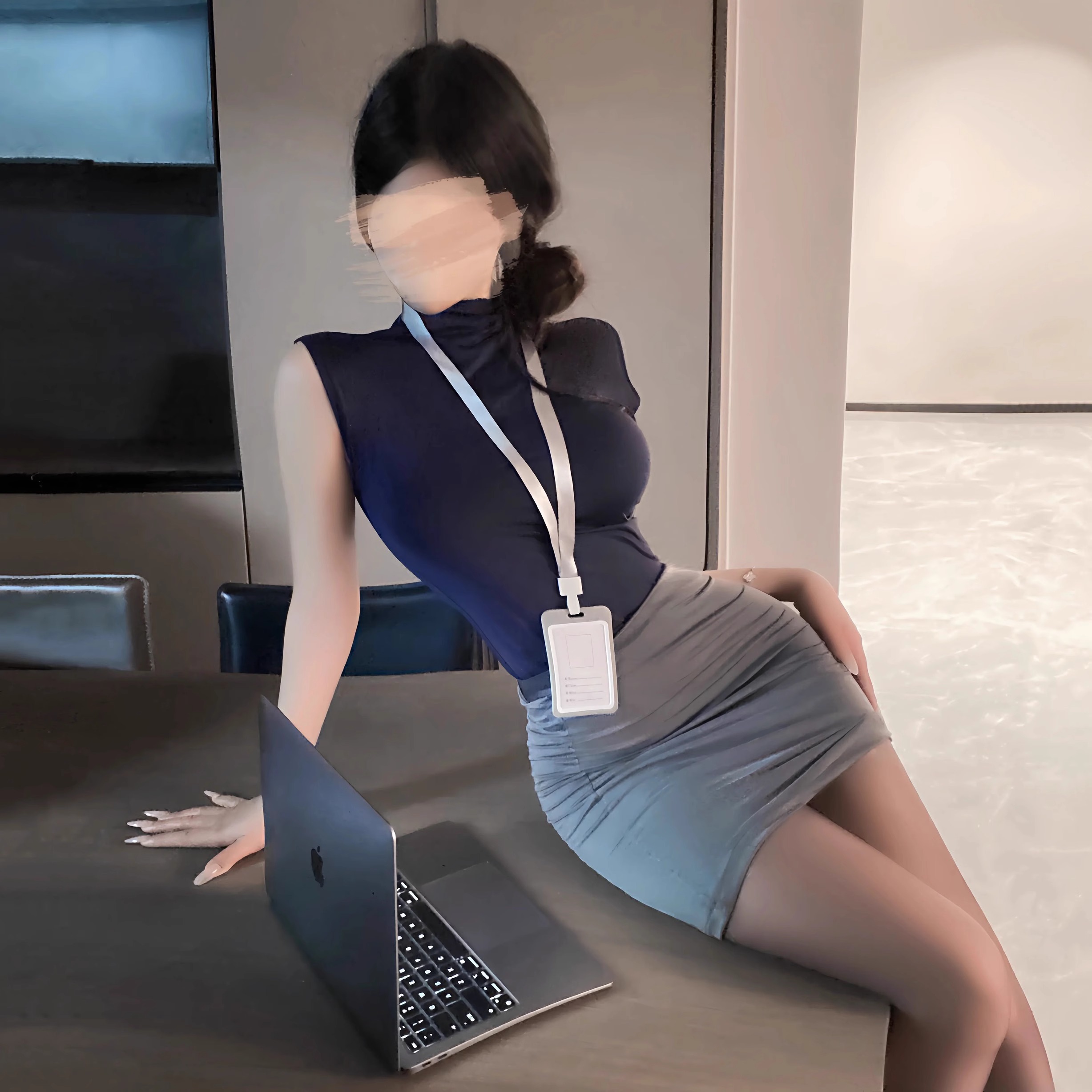 2025新款纯欲御姐OL秘书装角色扮演老师办公室教师制服套装包臀裙