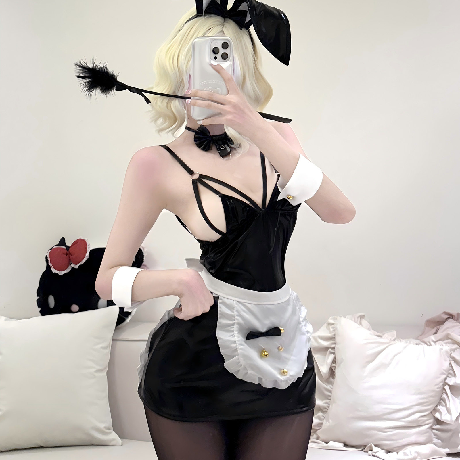 情取内衣性感纯欲软萌厨娘小兔叽角色扮演可爱俏皮女仆露背装女