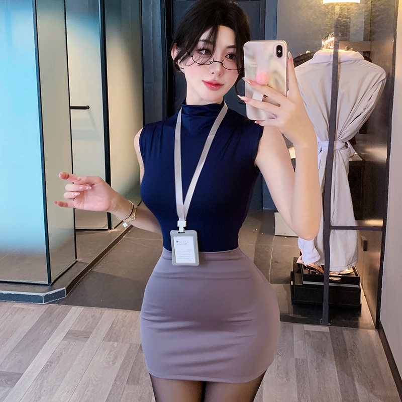 情趣秘书cosplay纯欲性感御姐OL女老师包臀裙办公室制服套装