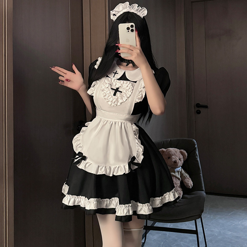 情趣cosplay日系软妹女仆套装经典二次元动漫女佣角色扮演制服女