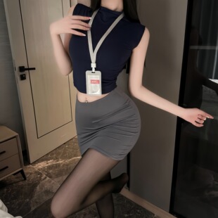 ****新款 cosplay办公室角色扮演辣妹制服包臀裙q 纯欲御姐OL秘书装