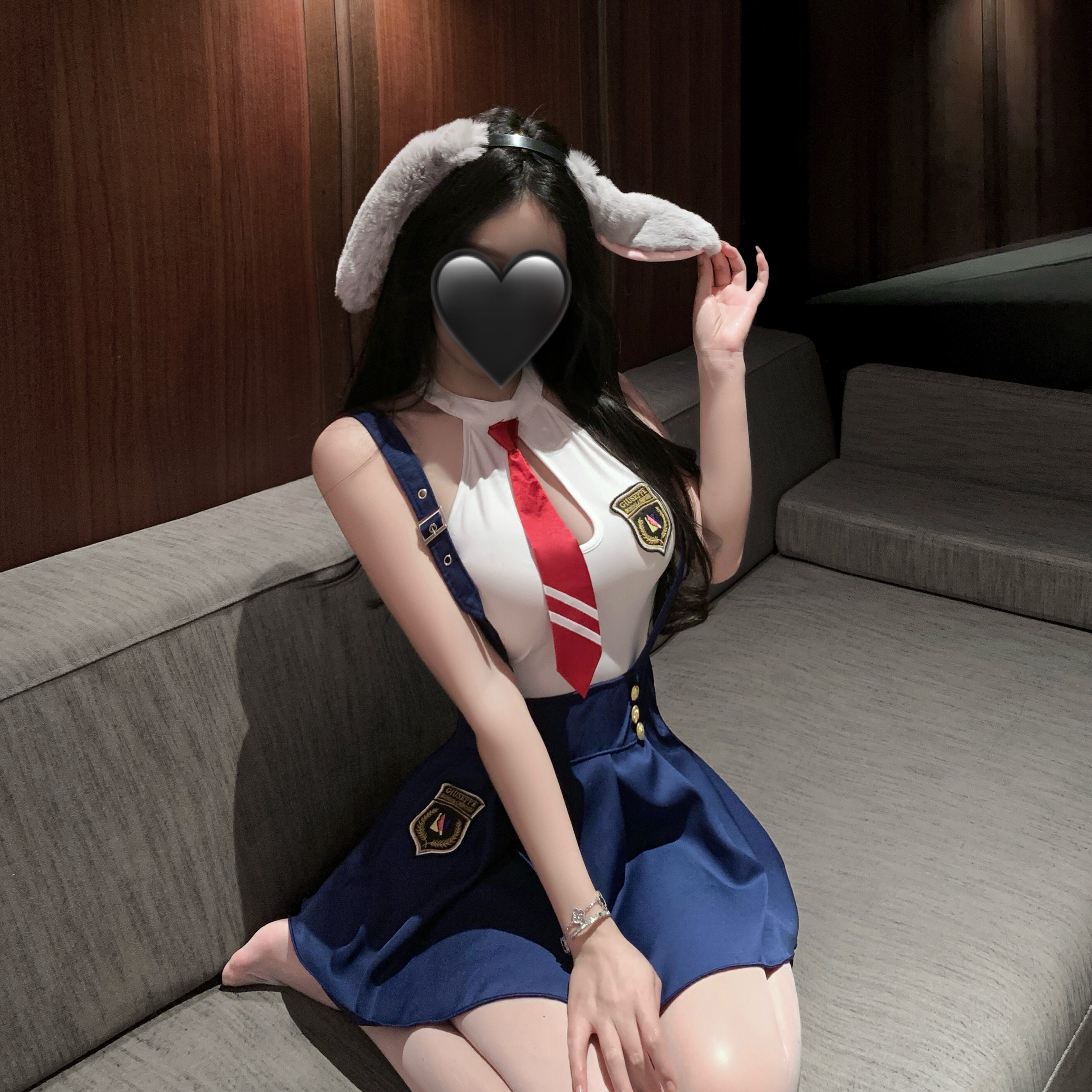 海风日记可爱学院风制服百褶超短裙家居服性感情趣睡裙睡衣背带裙