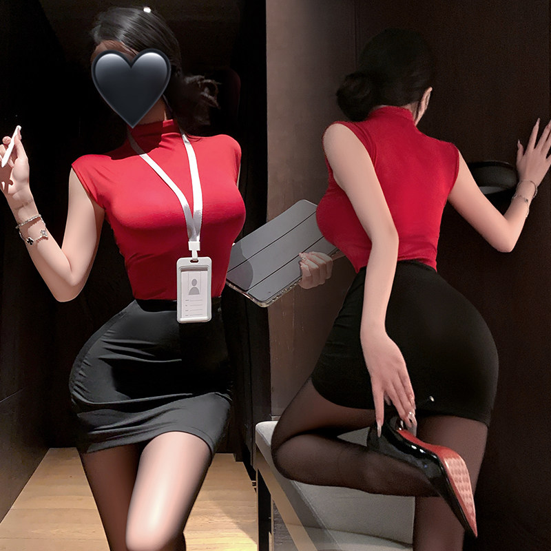情趣味内衣大码御姐性感包臀裙女夜店秘书制服睡衣诱惑床上勾魂装