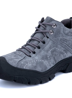 跨境春夏秋季劳保鞋男真皮透气安全鞋防砸防刺穿safety shoes包邮