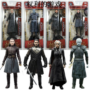权利的游戏黑龙母艾丽娅夜王琼恩雪诺冰龙手办模型可动玩具摆件