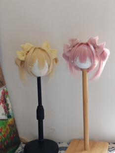 【垂耳双马尾】3分二次元BJD手改毛三分假发双马尾bjd假发